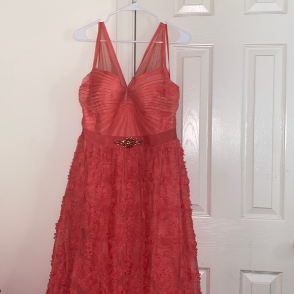 Adrianna Papell Coral dress - Picture 4 of 4